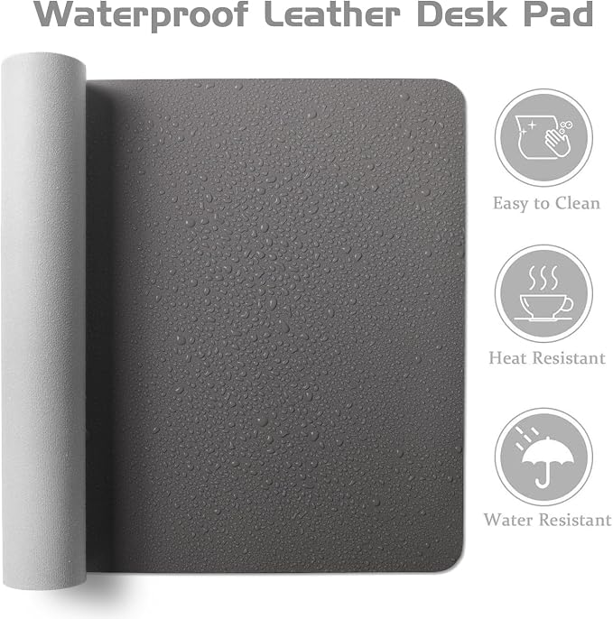 Aothia Leather Desk Pad Protector