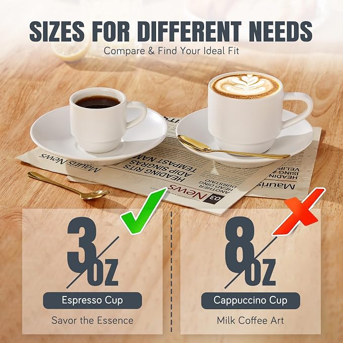 Lareina 3-Ounce Espresso Cups