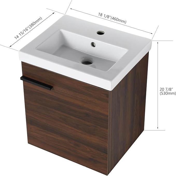 18" Floating Bathroom Vanity