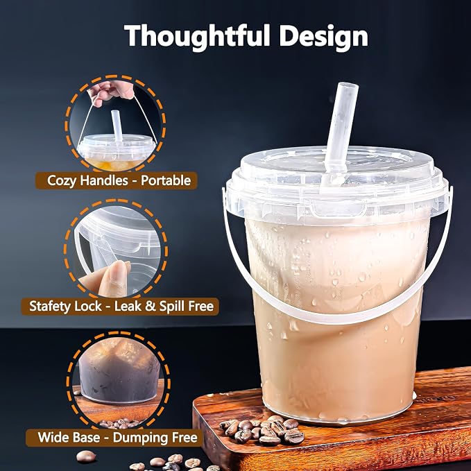 30 Sets - 34 oz Plastic Cups