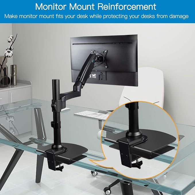 HUANUO Steel Monitor Mount Reinforcement Plate