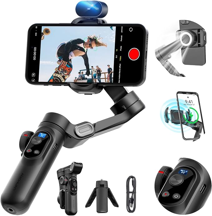Smartphone Gimbal Stabilizer, 3-axis Stabilizer