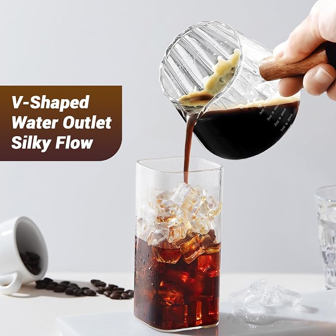 Espresso Measuring Cup 6 Oz, Espresso Glass Cups