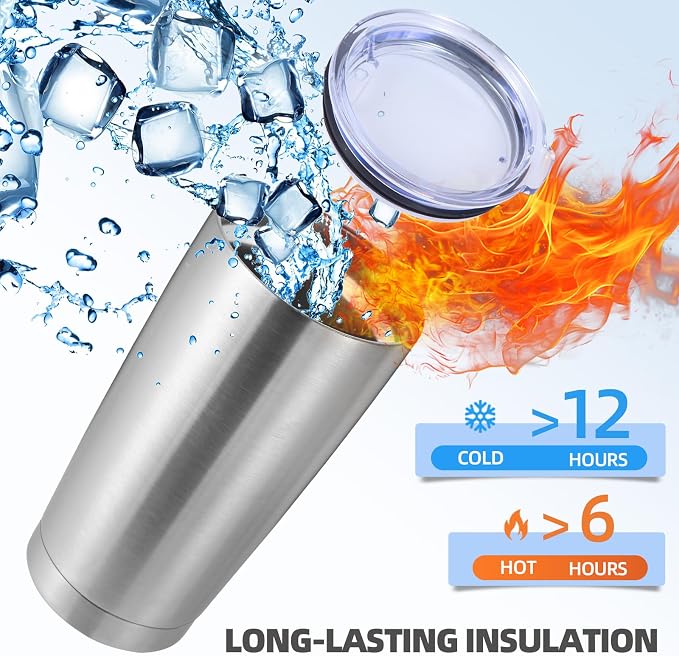 Volhoply 20oz Stainless Steel Tumbler