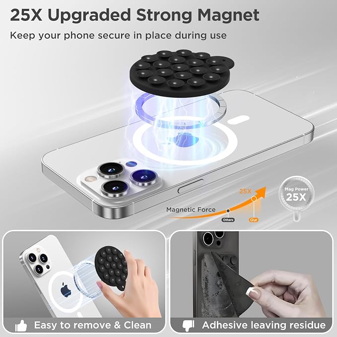 Magnetic Suction Cup Phone Mount