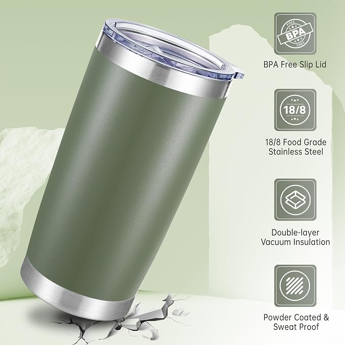 20 oz Tumblers Stainless Steel Tumbler