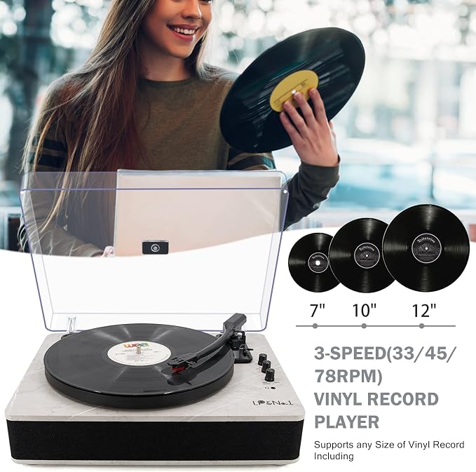 LP&NO.1 Record Player wirelessTurntable