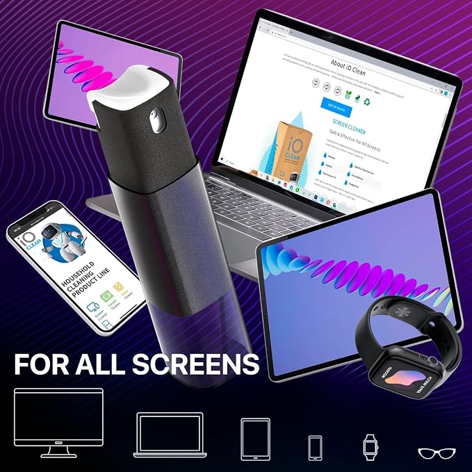 Mini Screen Cleaner Spray – Finger Proof Screen Cleaner