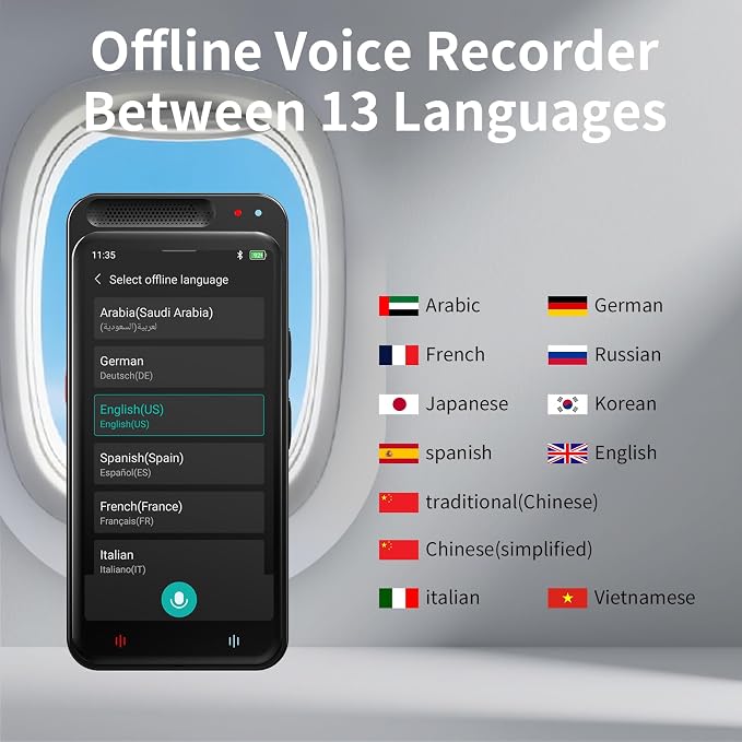 AI Voice Recorder with Playback, Digital Voice Recorder with AI Transcription