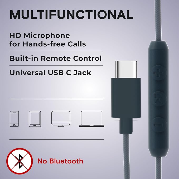 ARTIX CL750 USB C Wired Headphones