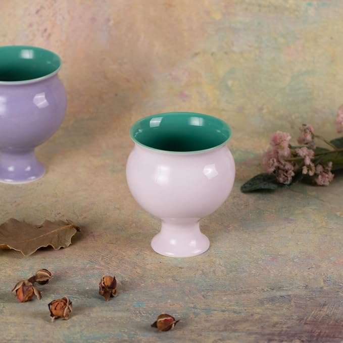 KAMMAK Tea Cups, 3oz Small Tea Set of 2