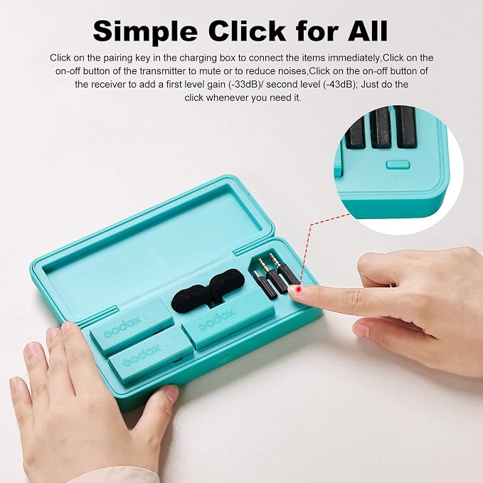 GODOX 【2025 Latest Model Movelink Mini Kit Wireless Microphone System, 2.4GHz