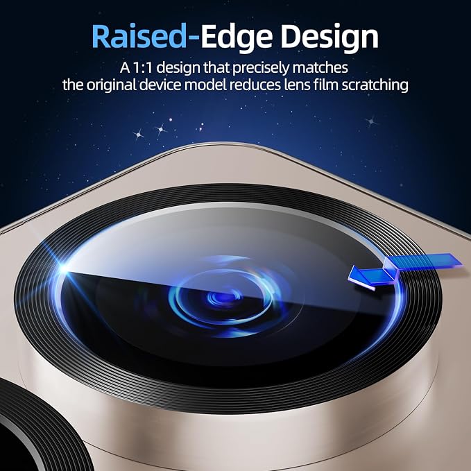 X-it Camera Lens Protector for Samsung S25 Plus, 9H Tempered Glass, Independent