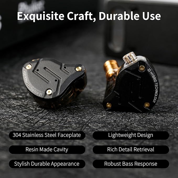 Gaming Earbuds Headphone, KZ ZS10 Pro Gaming