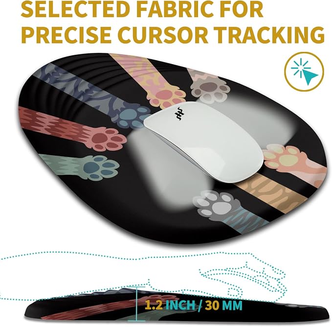 Hokafenle Ergonomic Mouse Pad Wrist Support