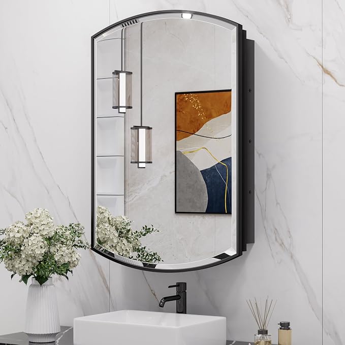 Black Medicine Cabinet