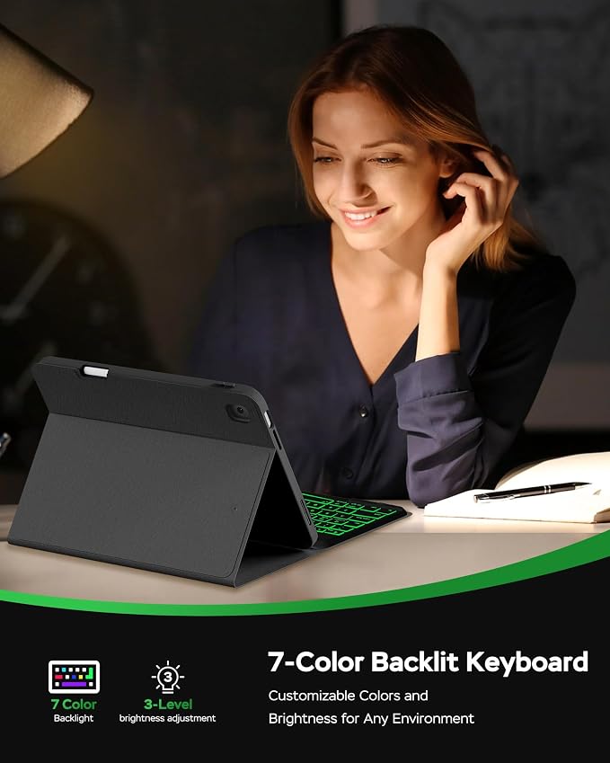 Keyboard Case for iPad 9th 8th 7th Generation 10.2"