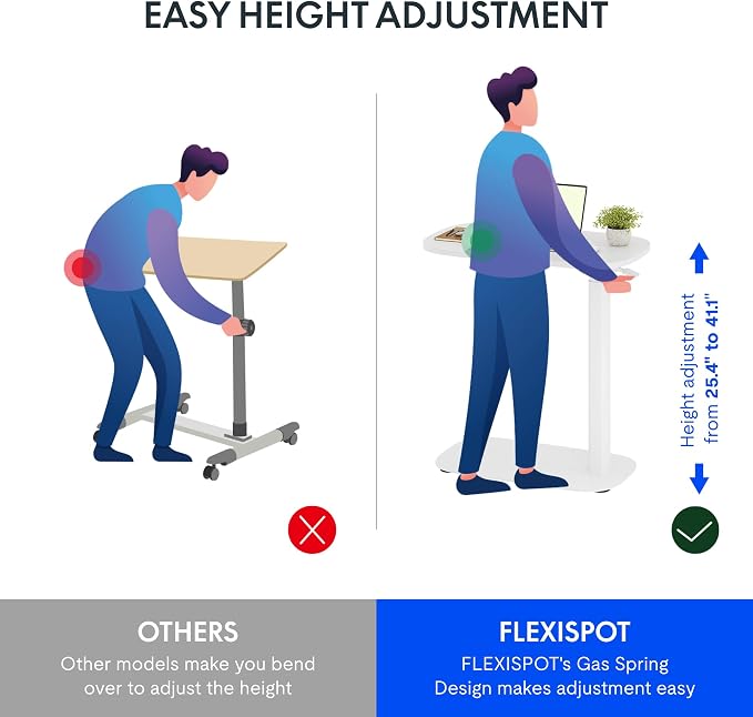 FLEXISPOT Adjustable C Table