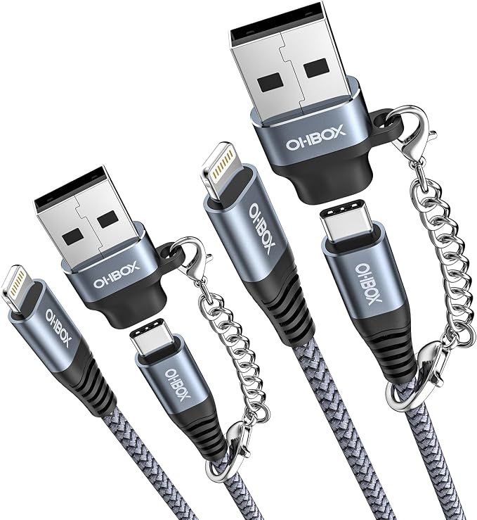 USB C to Lightning Cable Fast Charging 2Pack 6ft iPhone Charger Cable Compatible