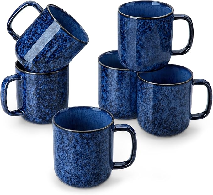 vancasso STARRY Coffee Mugs Set, 16 oz Ceramic Coffee Cups