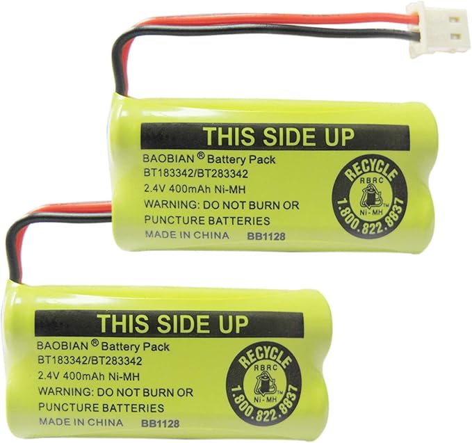 2.4V 400mAh Cordless Home Phone Battery