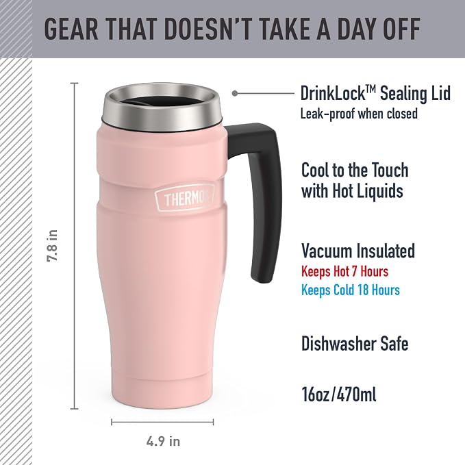 THERMOS Stainless King Travel Mug
