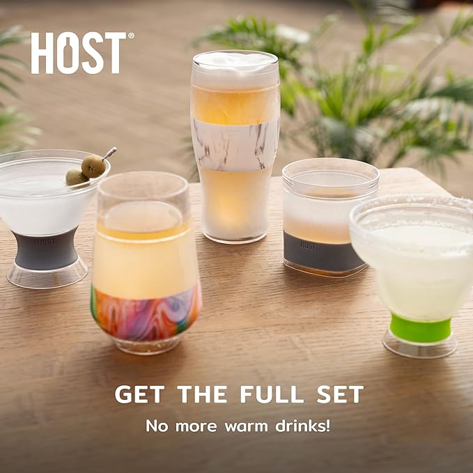Host Freeze, Frozen Mugs, Freezable Pint Set, Beer Keep Your Drinks Cold