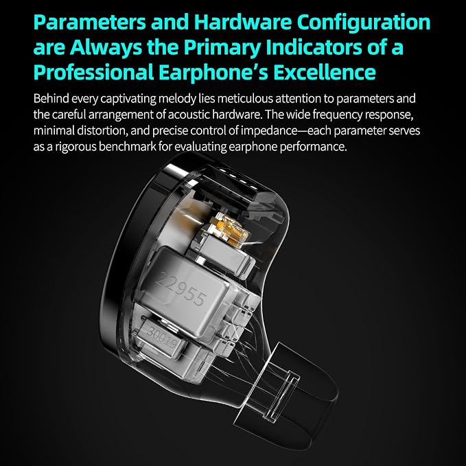 KZ Sonata 14BA IEMs, in-Ear Monitor Headphone High-Performance Flagship HiFi