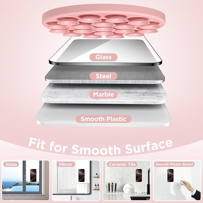 Magnetic Suction Cup Phone Mount