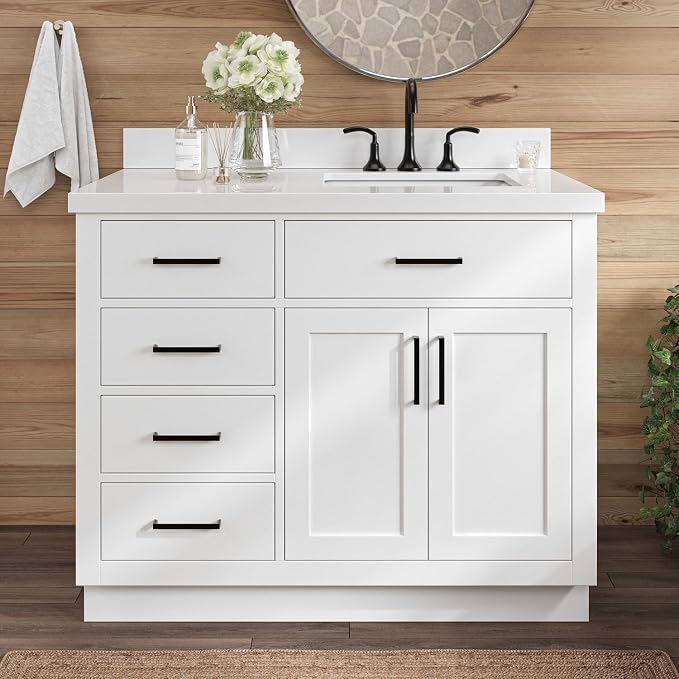 Bathroom Vanity 43" White