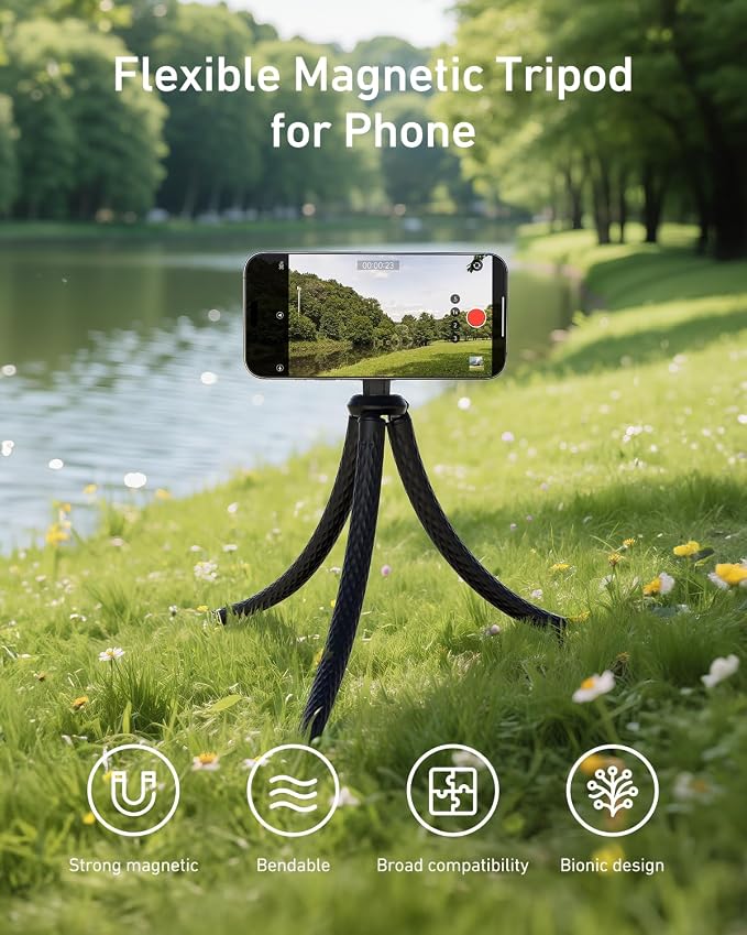 TELESIN Magnetic Flexible Tripod
