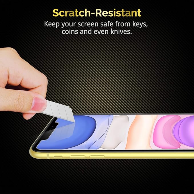 UNBREAKcable Screen Protector for iPhone 11/ iPhone XR 2 Pack, Double Defense