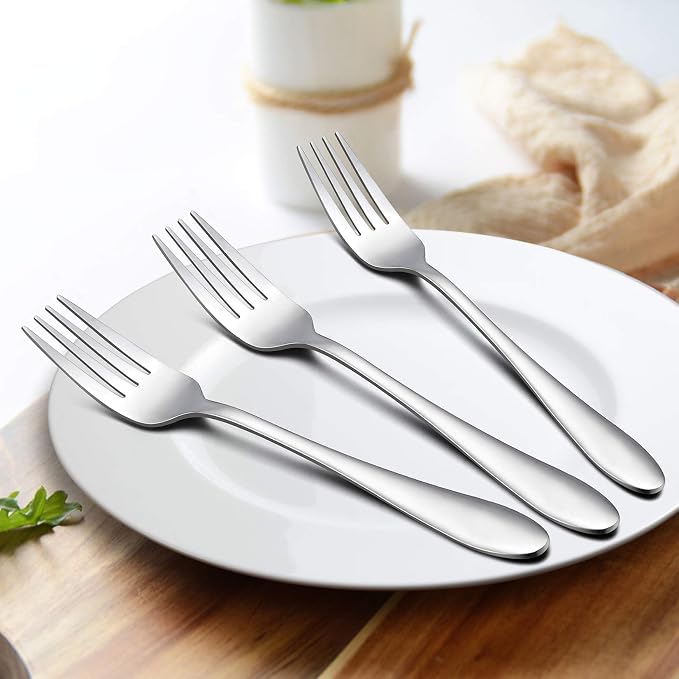 LIANYU 30 Piece Silverware Set for 6, Stainless Steel Flatware Cutlery Set