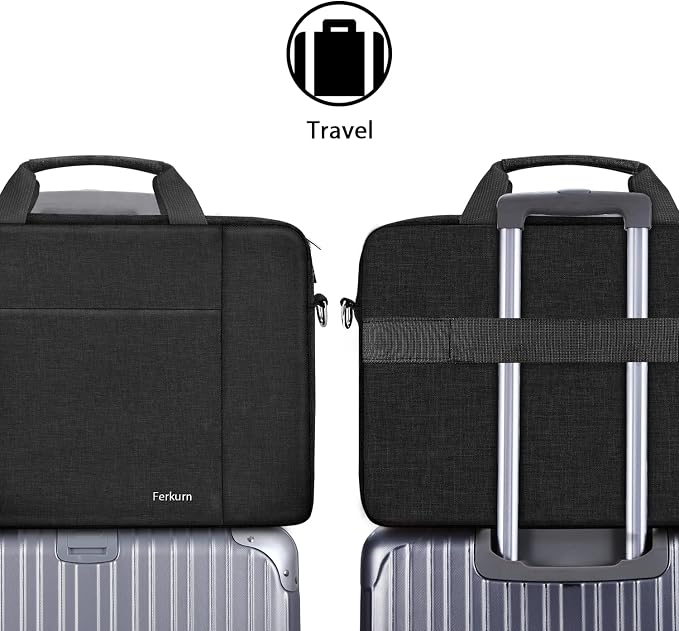 Ferkurn Laptop Bag Case for Women Men Computer Bag Compatible
