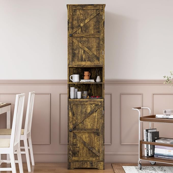 Tall Bathroom Cabinet, Storage Cabinet