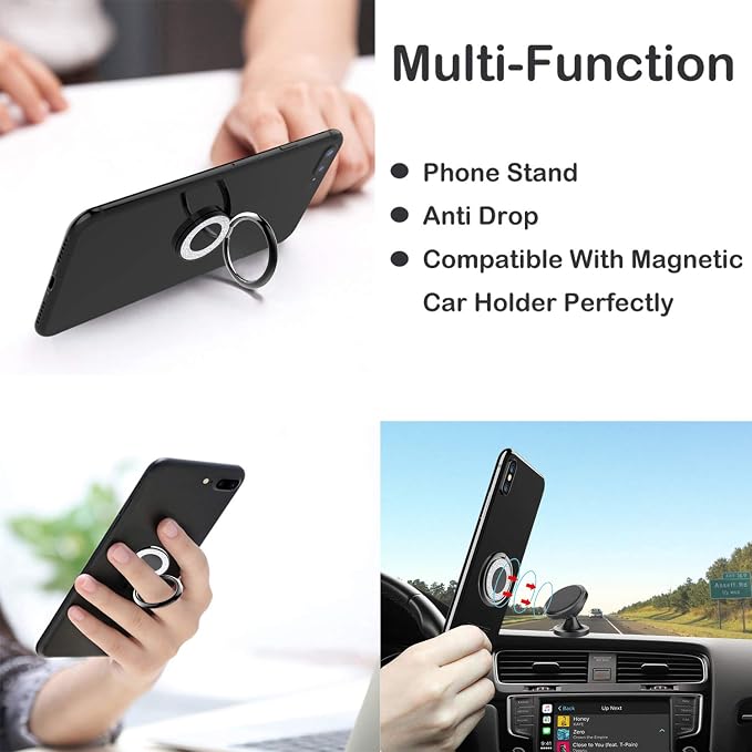 Cell Phone Ring Holder Stand, Cell Phone Grip Holder, Adhesive Phone Grip
