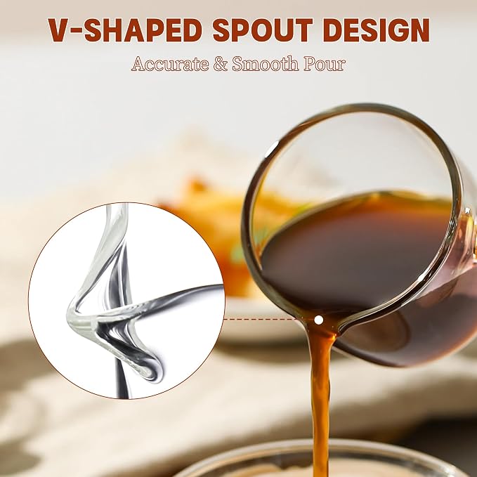 Gulex Espresso Cups Set of 4 Glass Coffee Cups