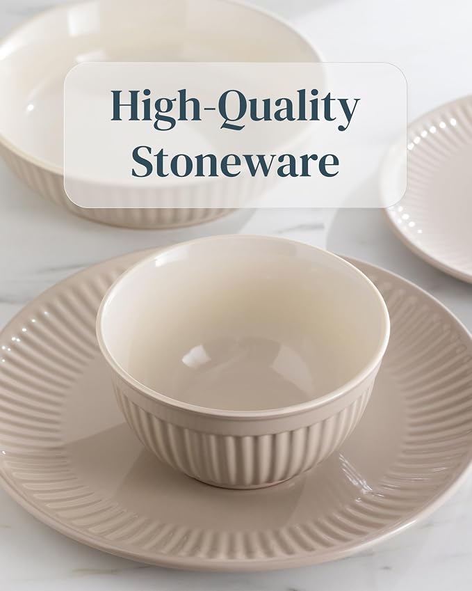 16 Piece Stoneware Dinnerware Set