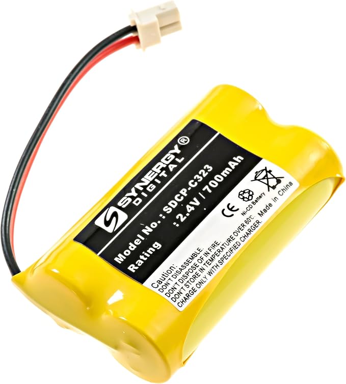 Synergy Digital Cordless Phone Battery, Compatible