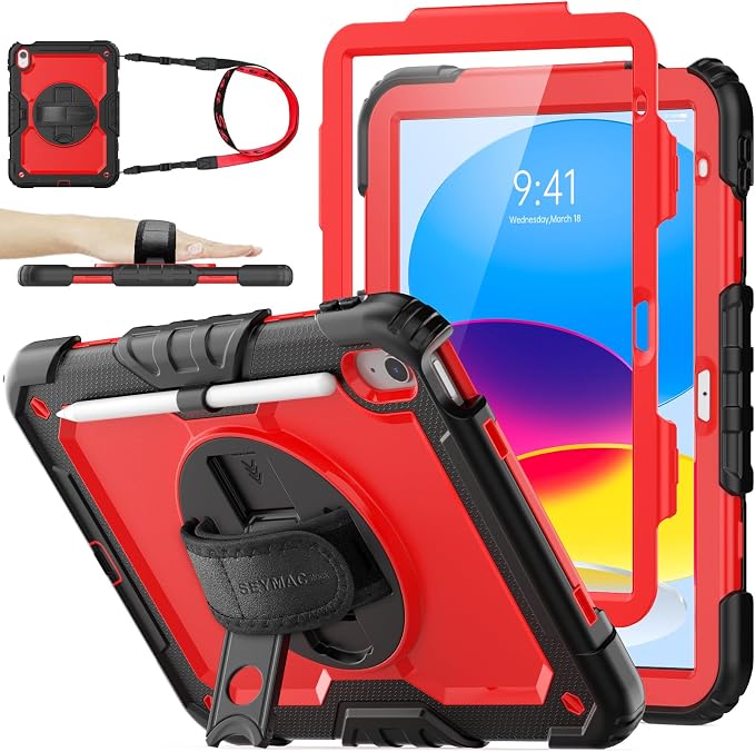 SEYMAC stock Case for iPad 11th/10th Generation 11''/10.9'' 2025/2022,