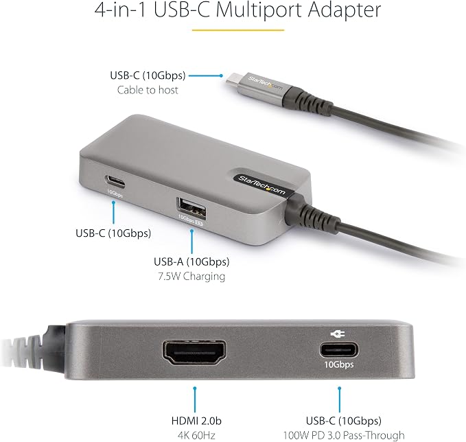StarTech.com USB C Multiport Adapter