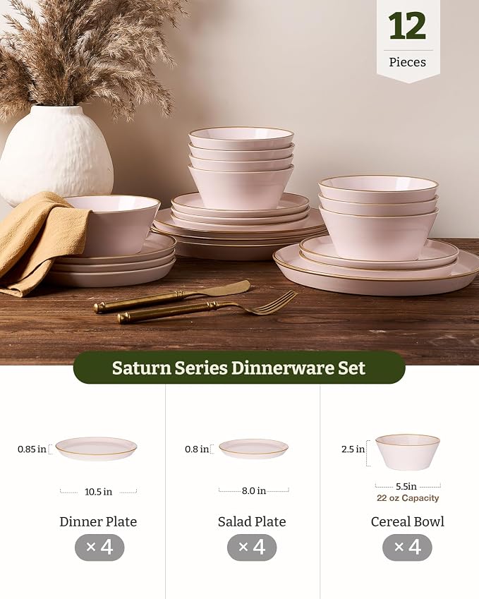 Famiware Saturn Dinnerware Sets, Ceramic Dishes