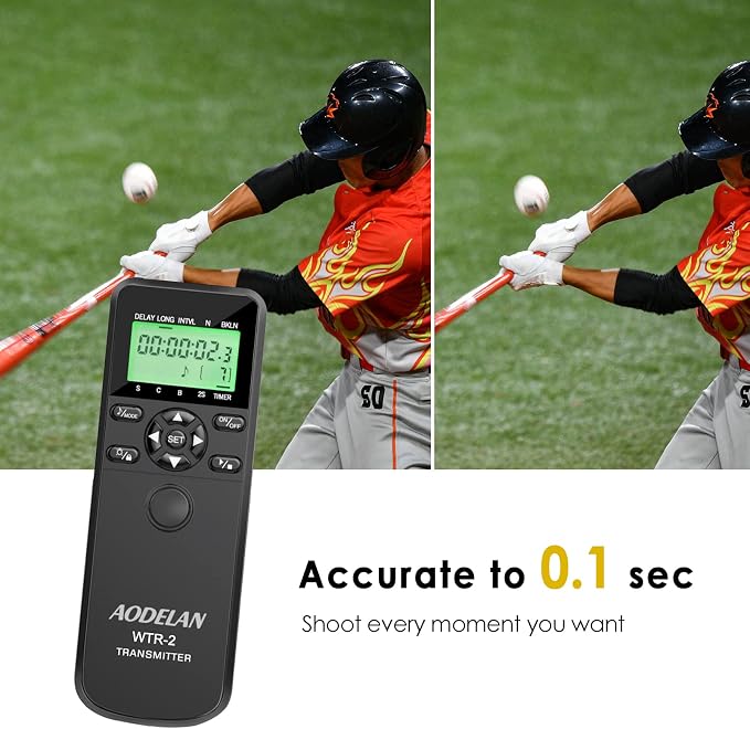Wireless Shutter Release Timer Controller and Intervalometer