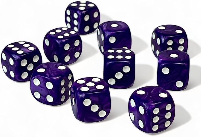 Luck Lab 10 Piece D6 Dice Pack