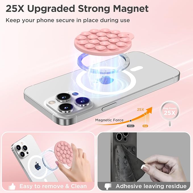 Magnetic Suction Cup Phone Mount