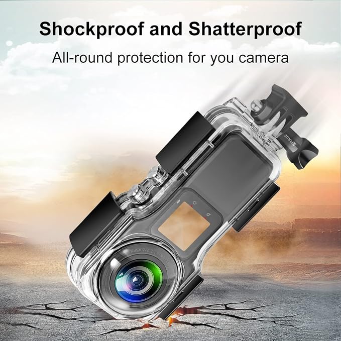 PULUZ 40m/131ft Dive Case for Insta360 One RS 1-Inch 360 Edition