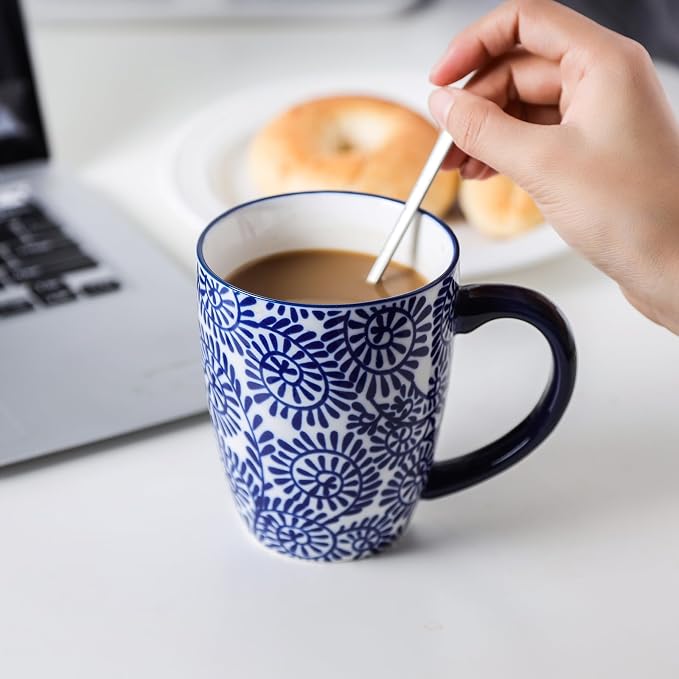 Selamica Ceramic Coffee Mugs Set of 4