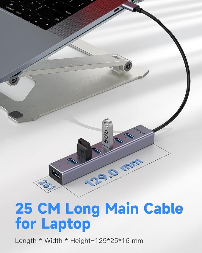 FORIDA USB C Hub-8 Port USB HUB