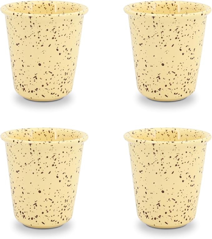10 oz Coffee Mugs, Microwave & Dishwasher Safe, Drip-Proof Rim,