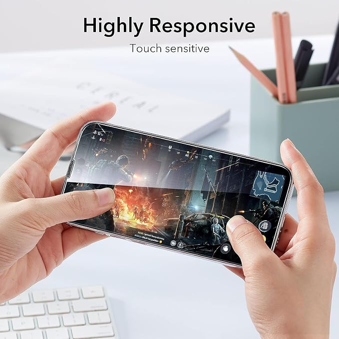 ESR 3 Pack for iPhone 14 Pro Max Screen Protector, Tempered Glass Film